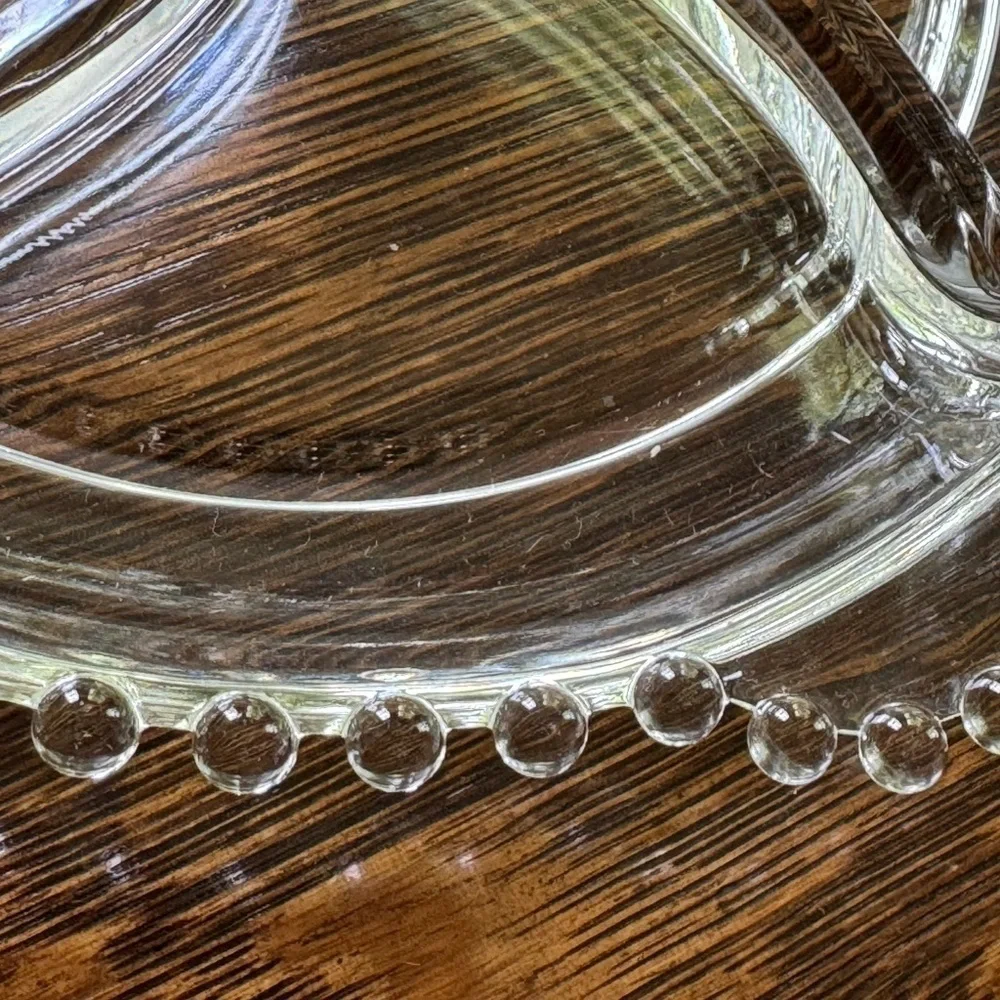 2~Collectible~Imperial Glass  ~Candlewick~1930’s-1950’s~4 Section Dish~G2MC**